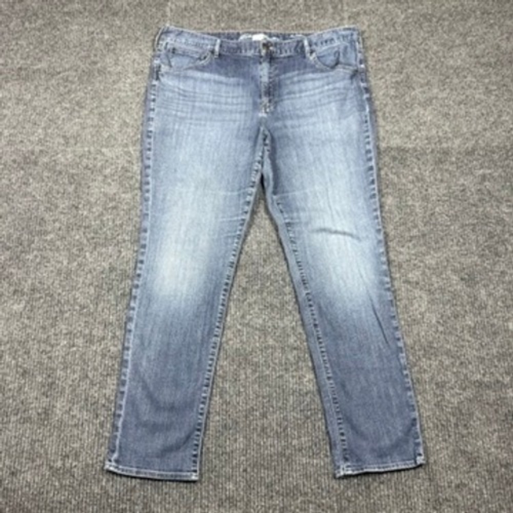 Eddie Bauer Boyfriend Slim Jeans Womens 18 Medium Wash Blue Denim 3117901-R-HER